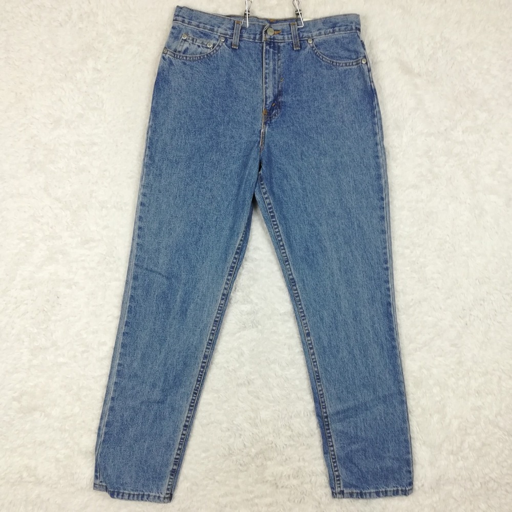 Vtg Faded Glory Womens Jeans Straight Leg Blue Denim 5 Pocket Classic 10 New